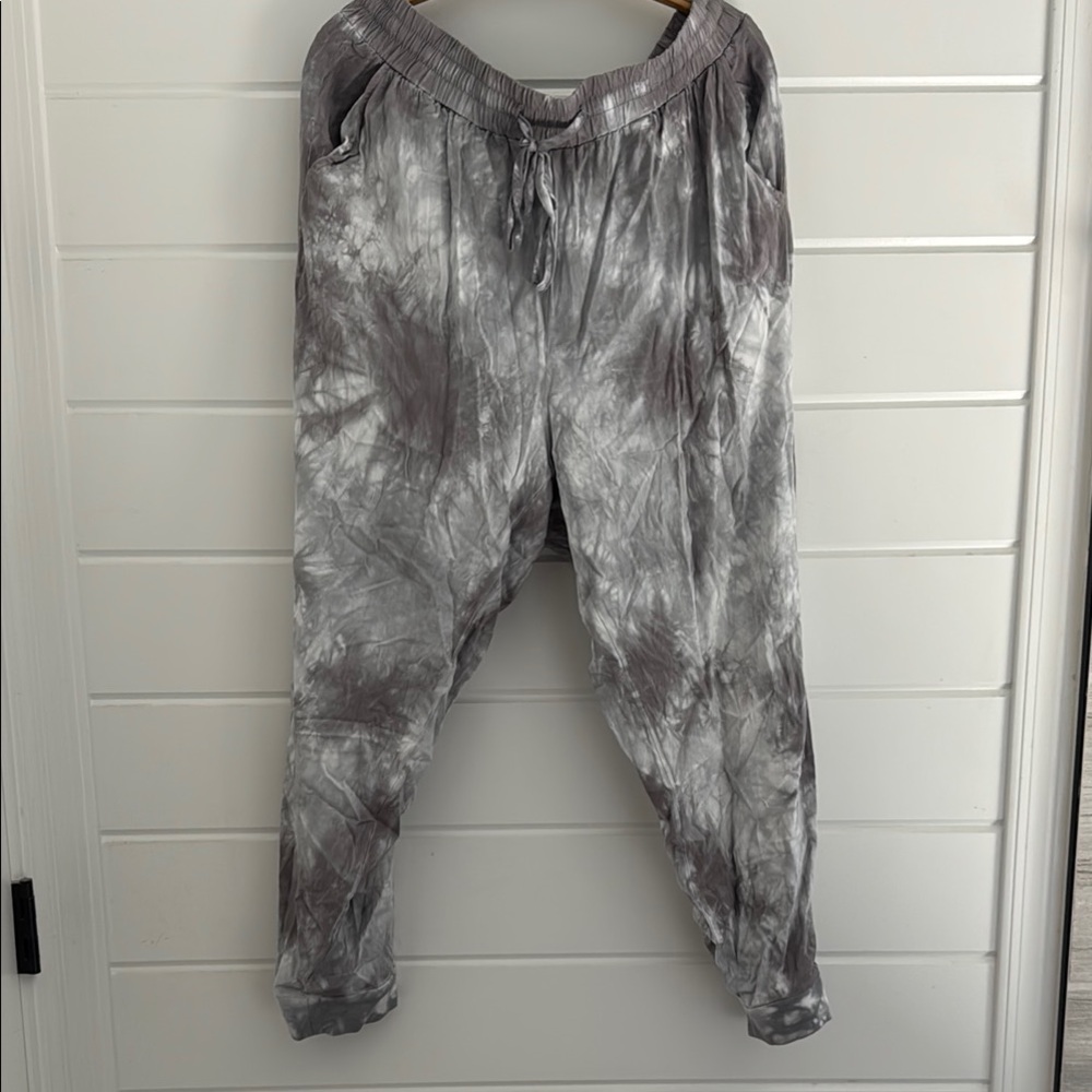 Torrid Silver Tie-Dye Jogger Pants